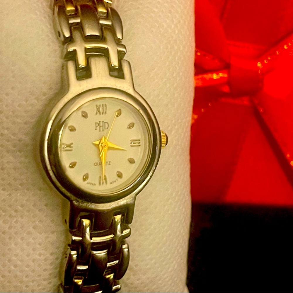 Beautiful ladies silver wrist watch by PHD.